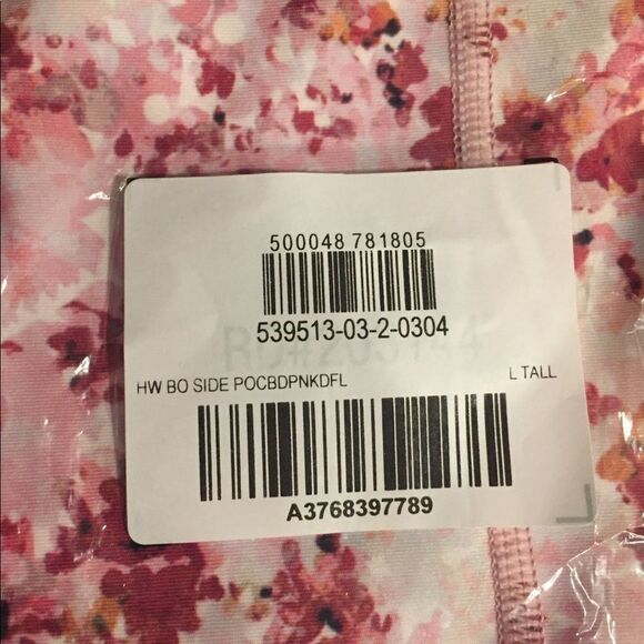 Gap Pink Floral Leggings- tall - Picture 3 of 6